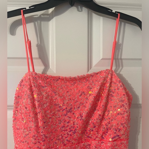 Hot Pink Midnight Doll Homecoming/Cocktail Dress - Picture 4 of 8